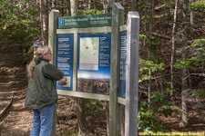 Charlotte at trail head